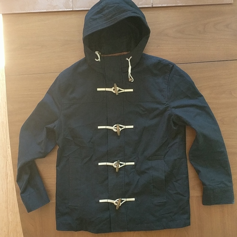 Banana Republic Toggle Coat - Blue 42R